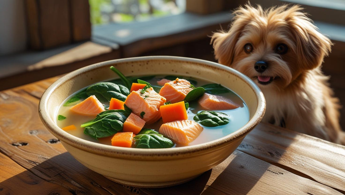 狗狗營養湯水推薦:三文魚+蔬菜簡單煮法