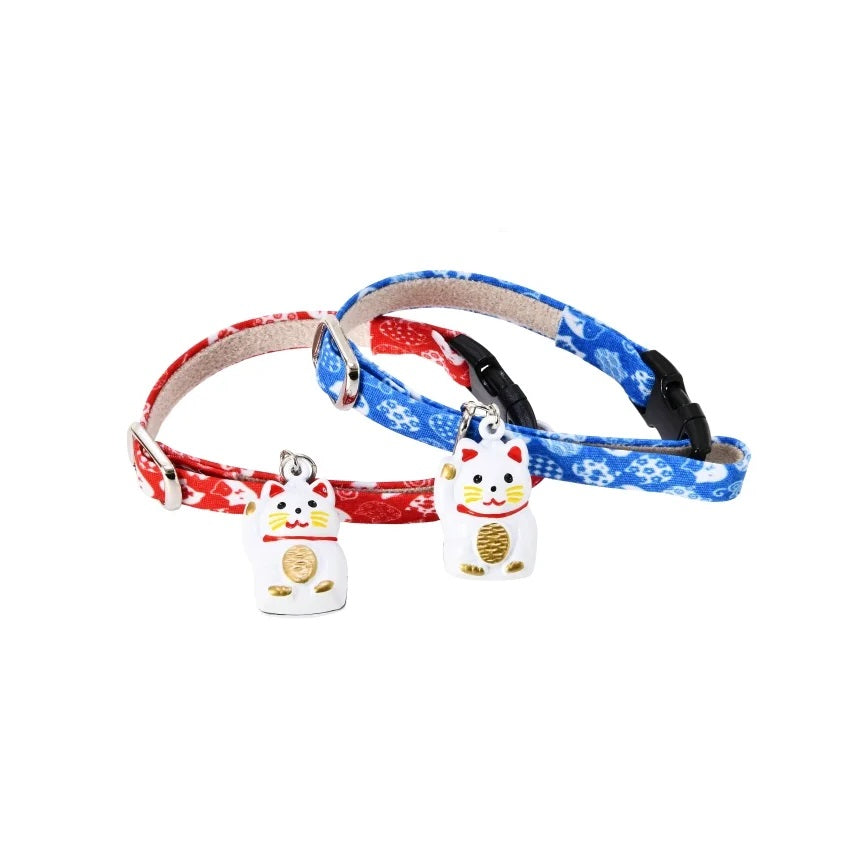 【Amo.K】 Cat Collar - Beckoning Cat