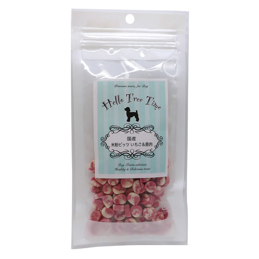 【Hello Tree Time】 Gluten Free Rice Flour - Strawberry Powder Venison 35g