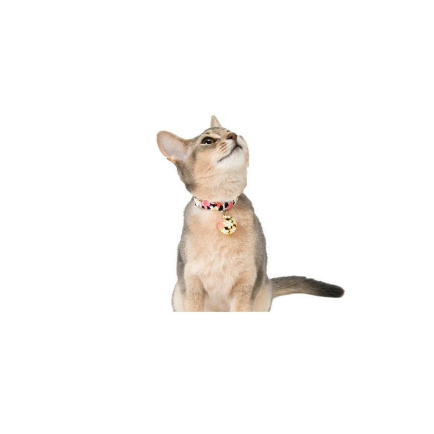 【Amo.K】 Cat Collar - Cherry Blossoms