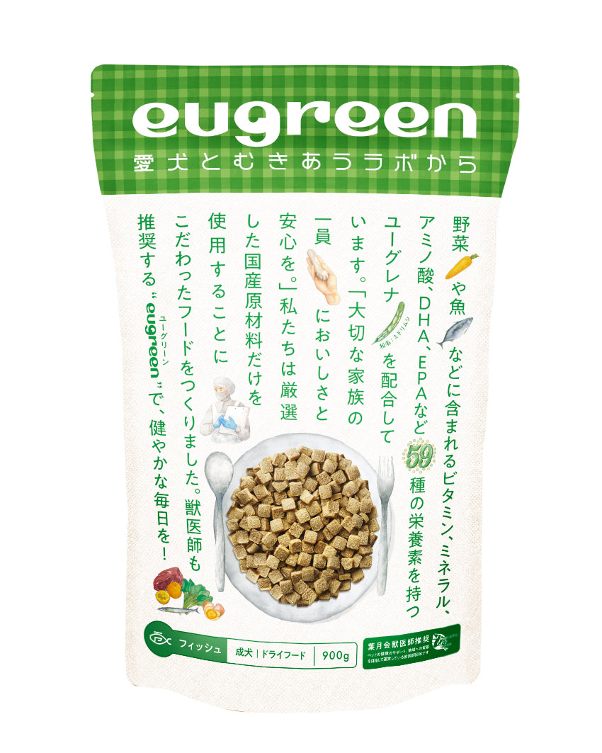 【Eugreen】 Dog Dry Food - Fish 900g