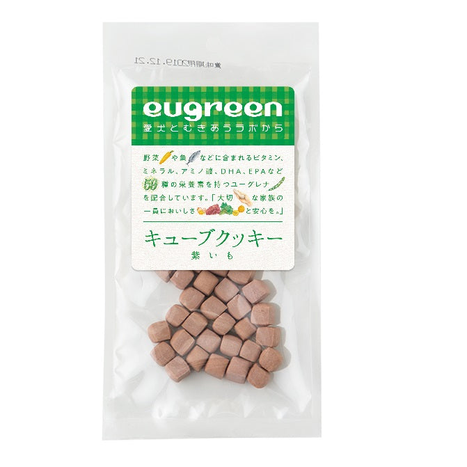 【Eugreen】 Snack - Cube Mini Cookie (Purple Sweet Potato) 30g