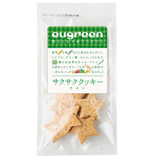【Eugreen】 Snack - Flaky cookie (Chicken) 30g