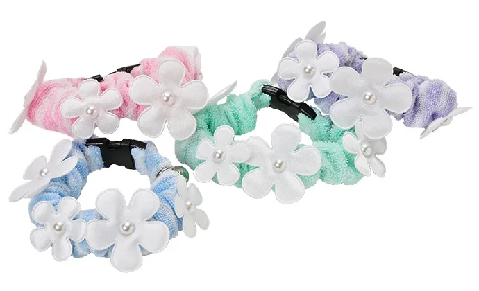 【Amo.K】 Cat Collar - Bouquet Scrunchie