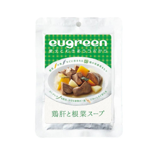 eugreen Ready-to-Serve Fresh Dog Food - Chicken Liver and Root Vegetable Soup 100g