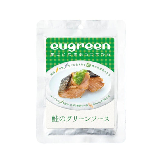 eugreen Ready-to-Serve Fresh Dog Food - Salmon Fillet with Green Sauce 100g