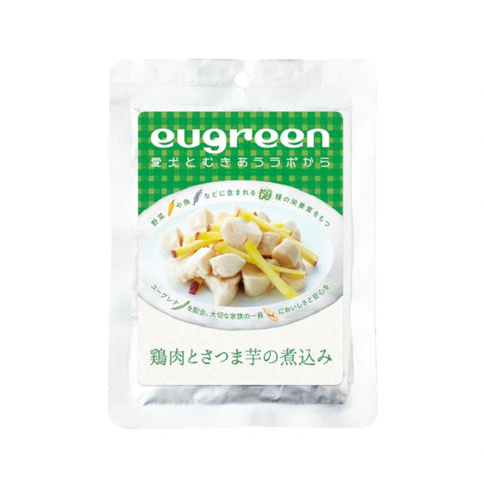 eugreen Ready-to-Serve Fresh Dog Food - Simmered Chicken and Sweet Potato 100g
