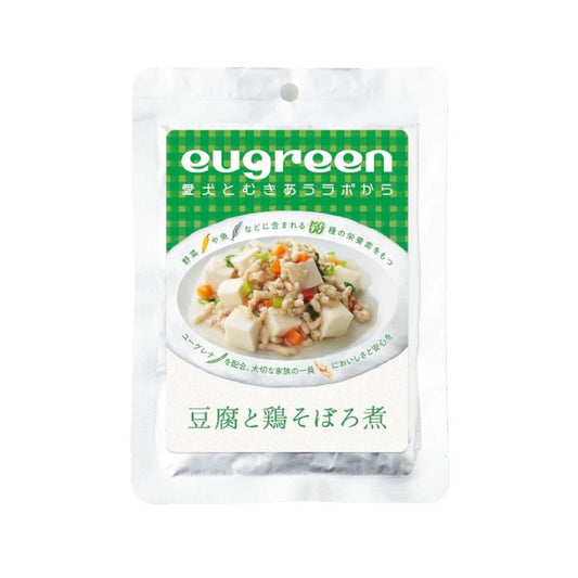 eugreen Ready-to-Serve Fresh Dog Food - Simmered Minced Chicken and Tofu 100g