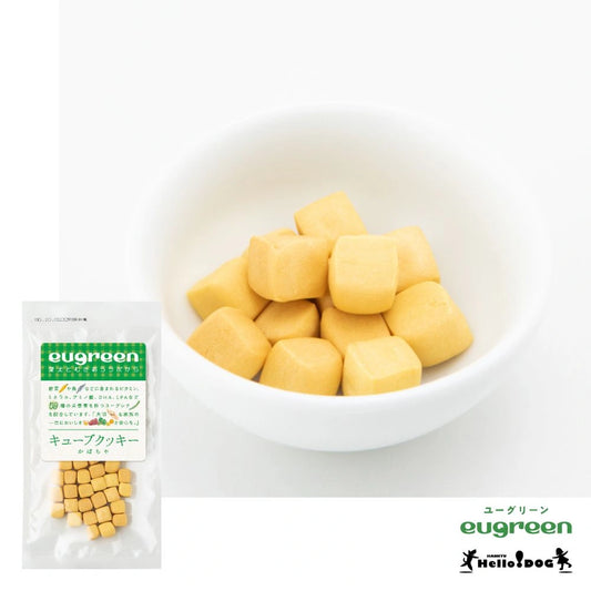 eugreen 狗狗零食系列 - 南瓜味方塊餅乾 30g