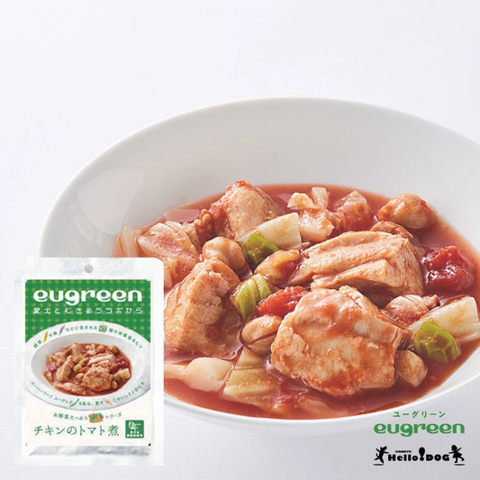 eugreen狗狗常溫鮮食包 - 慢煮雞肉蕃茄 100g