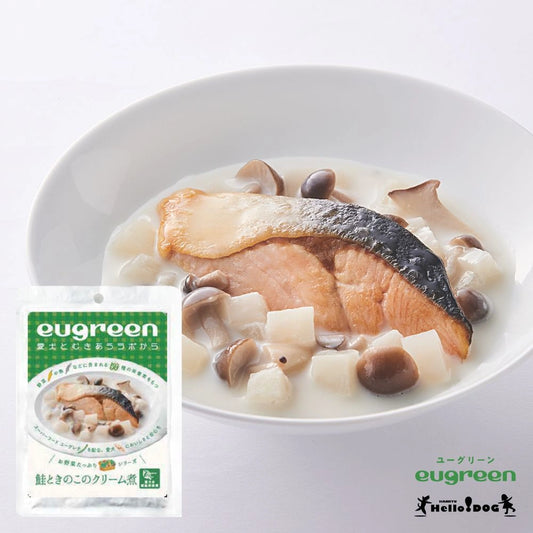 eugreen狗狗常溫鮮食包 - 三文魚蘑菇奶油燉湯 100g