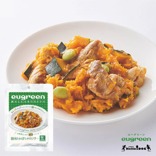 eugreen狗狗常溫鮮食包 - 香煎豬肉南瓜 100g