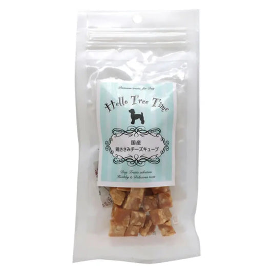 Hello Tree Time Dehydrated Natural Fresh Meat Cubes - Chicken Fillet Cheese Cubes 32g