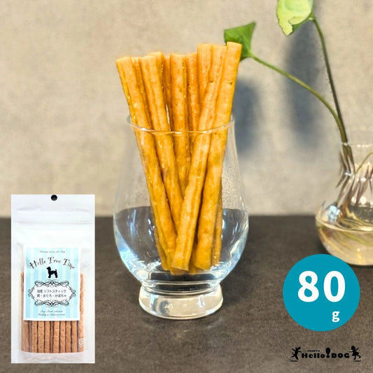 Hello Tree Time 狗狗滋味軟棒系列 - 雞肉、吞拿魚、南瓜 80g