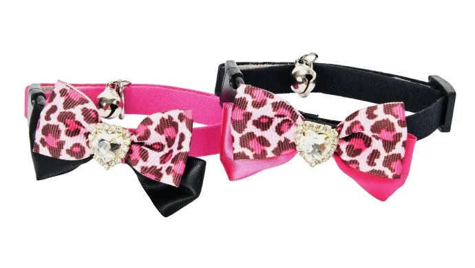 【Amo.K】 Cat Collar - Panther Ribbon