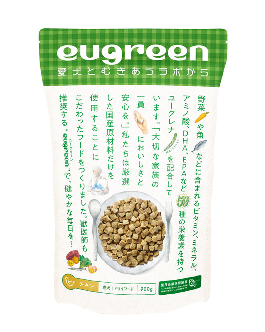 【Eugreen】成犬狗糧 - 雞肉配方 900g