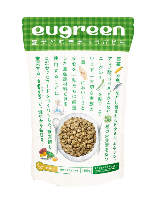 【Eugreen】成犬狗糧 - 雞肉配方 1.6kg