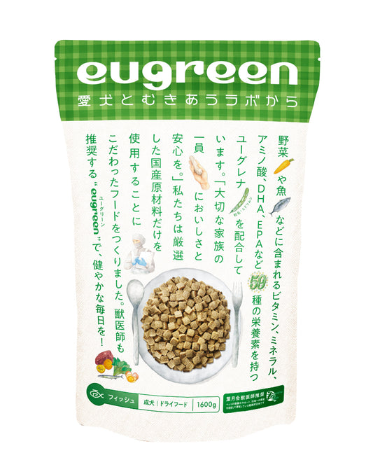 【Eugreen】成犬狗糧 - 魚肉配方 1.6kg