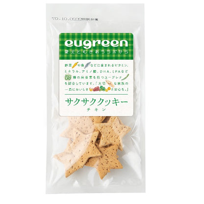 【Eugreen】 Snack - Flaky cookie (Chicken) 30g