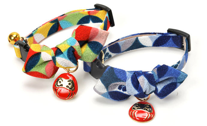 【Amo.K】 Cat Collar - Japanese Daruma