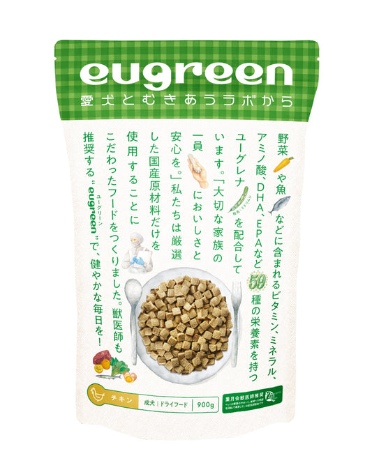 【Eugreen】 Dog Dry Food - Chicken 900g