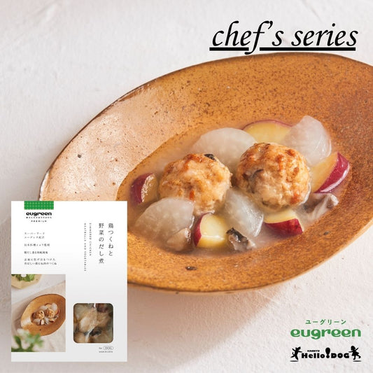 eugreen狗狗常溫高級鮮食包 - 雞肉丸子蔬菜高湯 80g
