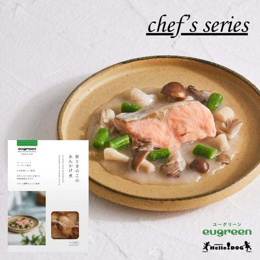 eugreen狗狗常溫高級鮮食包 - 三文魚蘑菇濃湯醬 80g