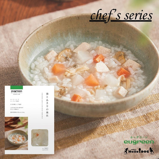 eugreen狗狗常溫高級鮮食包 - 雞肉蜆粥 90g