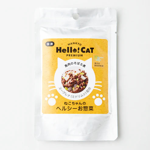 eugreen貓貓常溫鮮食包 - 青豆蘿蔔燉馬肉 70g