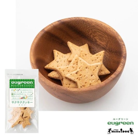 eugreen 狗狗零食系列 - 雞肉味軟曲奇 30g