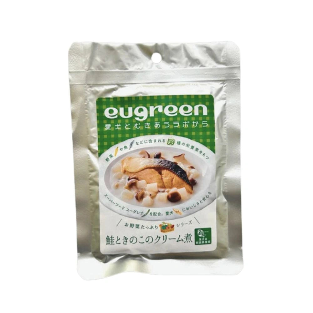 eugreen狗狗常溫鮮食包 - 三文魚蘑菇奶油燉湯 100g