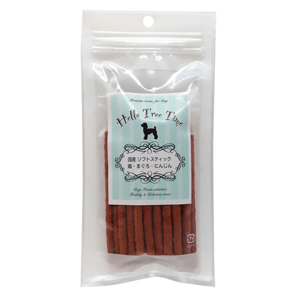 Hello Tree Time 狗狗滋味軟棒系列 - 雞肉、吞拿魚、紅蘿蔔 80g