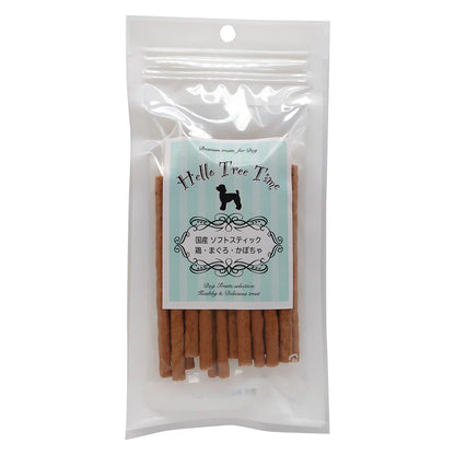 Hello Tree Time 狗狗滋味軟棒系列 - 雞肉、吞拿魚、南瓜 80g